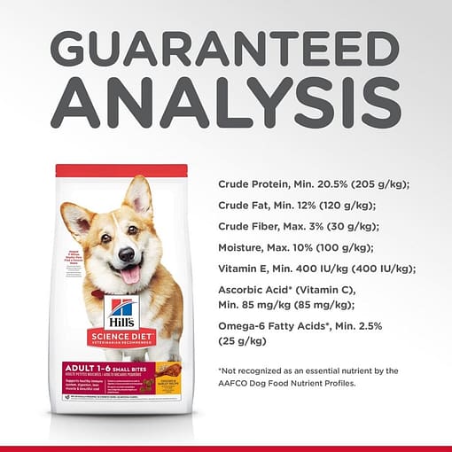 Hill's Science Diet Adult Small Bites Chicken & Barley Recipe dog food (3 Sizes) - Image 5