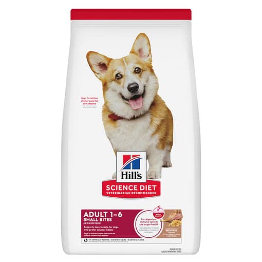 Hill's Science Diet Adult Small Bites Lamb Meal & Brown Rice Recipe Dry Dog Food (3 Sizes)