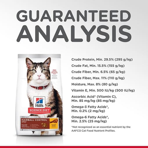 Hill's Science Diet Adult Hairball Control cat food (3 Sizes) - Image 5