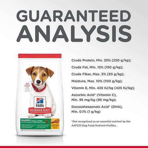Hill's Science Diet Puppy Small Bites Chicken & Barley Recipe Dog Food (2 Sizes) - Image 5