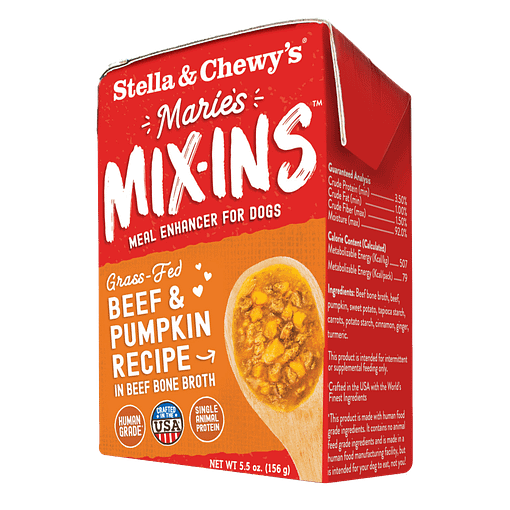Stella & Chewy’s Marie's Mix-Ins Grass-Fed Beef & Pumpkin Wet Dog Food 5.5oz