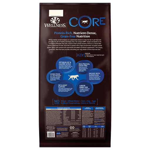 Wellness Core Grain-Free for Large Dog Breed - Original 24lb