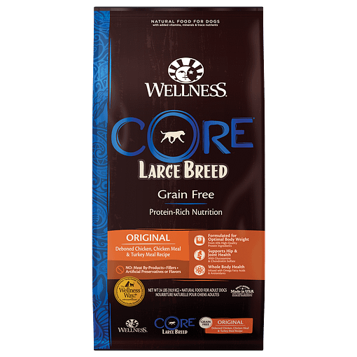 Wellness Core Grain-Free for Large Dog Breed - Original 24lb