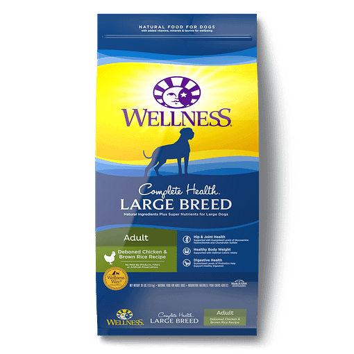 Wellness Complete Health Chicken & Brown Rice Recipe for Large Breed