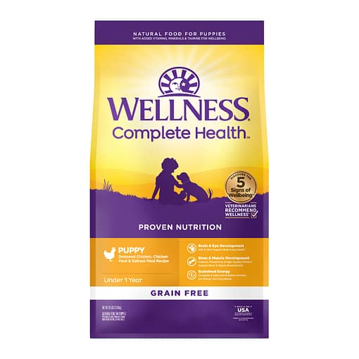 Wellness Complete Health Grain-Free Puppy - Deboned Chicken & Salmon (3 Sizes)
