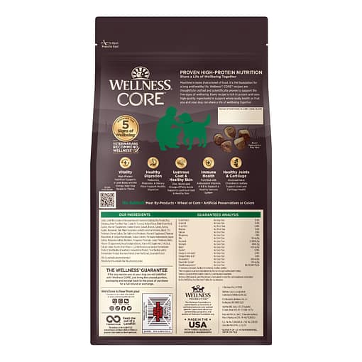 Wellness Core Grain-Free Lamb (Lamb & Lamb Meal) Dry Dog Food (2 Sizes) - Image 2