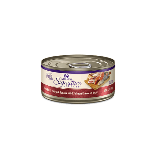 Wellness Signature Flaked Tuna & Salmon Entrée for Cat 5.3oz