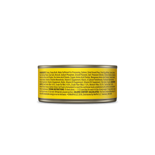 Wellness Sliced Turkey & Salmon Dinner Cat Food 5.5oz