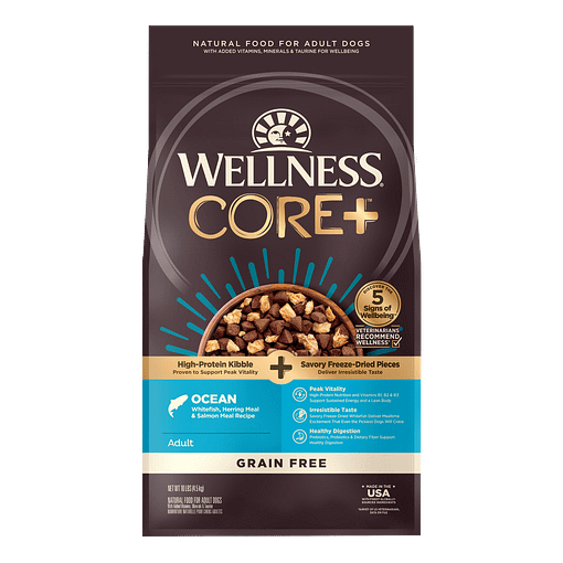 Wellness Core RawRev Ocean (Whitefish, Herring + Freeze-Dried Salmon) Dry Dog Food (2 Sizes)
