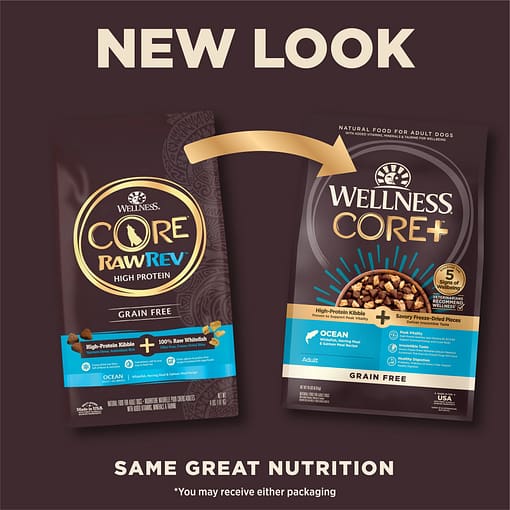 Wellness Core RawRev Ocean (Whitefish, Herring + Freeze-Dried Salmon) Dry Dog Food (2 Sizes) - Image 3