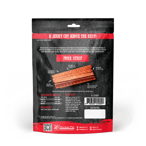 Absolute Holistic Jerky Limited Ingredient Dog Treat - Pork Strip (100g) - Image 2
