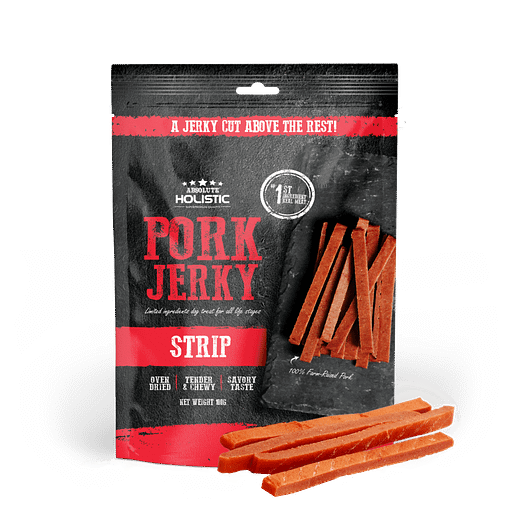 Absolute Holistic Jerky Limited Ingredient Dog Treat - Pork Strip (100g)