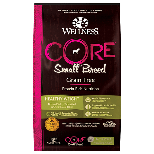 Wellness Core Grain-Free for Small Dog Breed – Healthy Weight