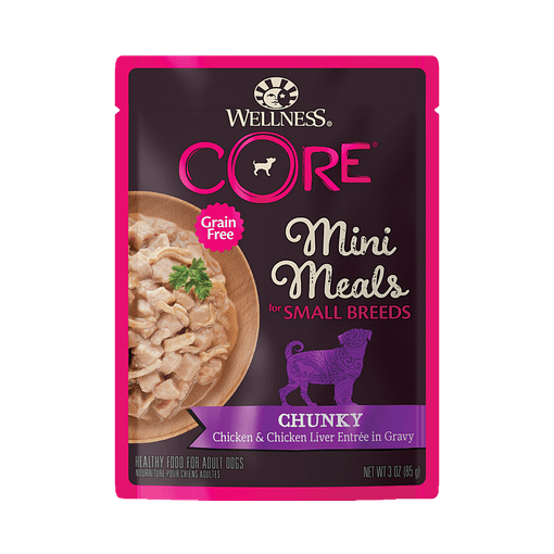 Wellness Core Small Dog Breed Mini Meals – Chicken & Chicken Liver 3oz