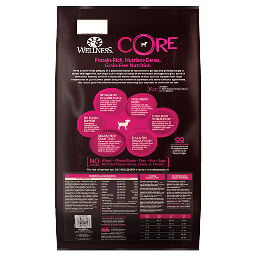 Wellness Core Grain-Free for Small Dog Breed – Original