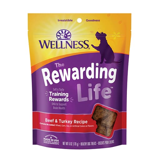 Wellness Rewarding Life Beef & Turkey Recipe Dog Treats