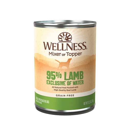 Wellness 95% Grain-Free Canned Dog Food – Lamb 13.2oz