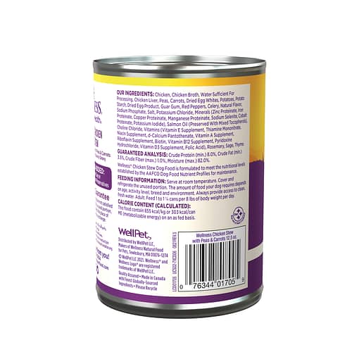Wellness Stews Grain-Free – Chicken Wet Dog Food 12.5oz - Image 2