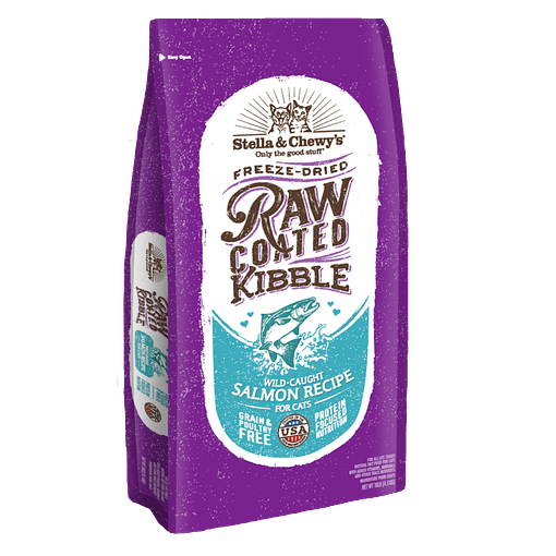 Stella & Chewy's Raw Coated Kibble Wild-Caught Salmon Recipe Freeze Dried Cat Food (2 Sizes) - Image 3