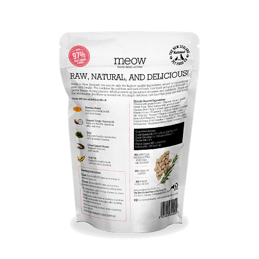 MEOW F/D Raw Chicken & King Salmon Cat 50g