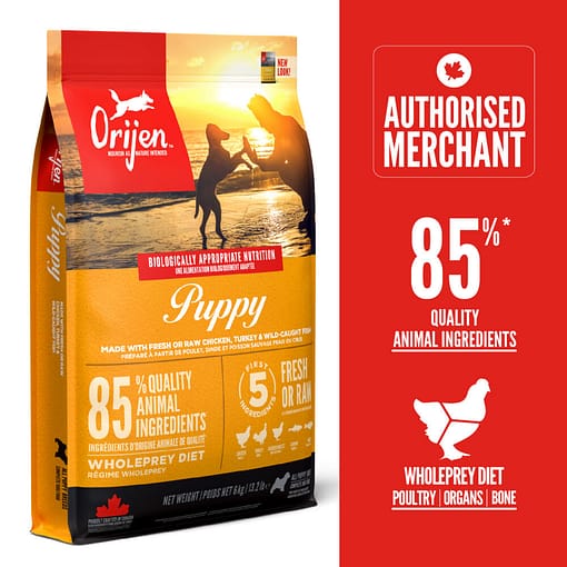 ORIJEN Puppy Dry Dog Food (4 Sizes)