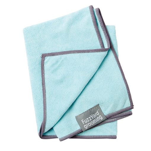 Blue With Grey Trim, Microfibre Drying Towel For Puppies