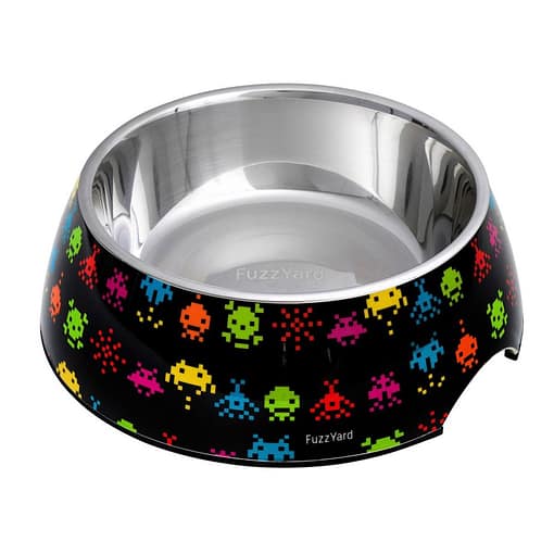 FuzzYard Easy Feeder Pet Bowl - Space Raiders