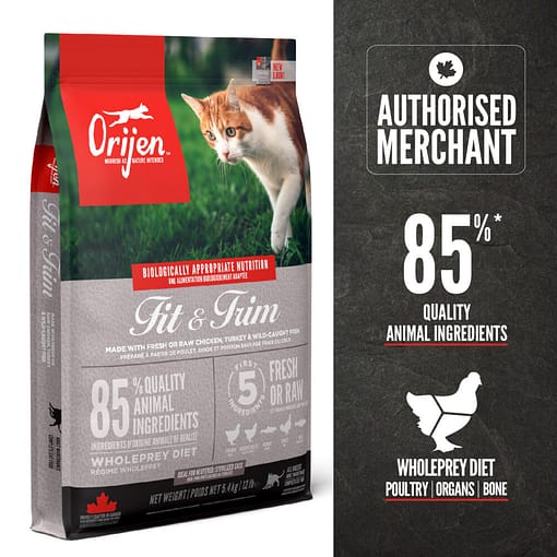 ORIJEN Cat Fit & Trim Dry Cat Food (3 Sizes)
