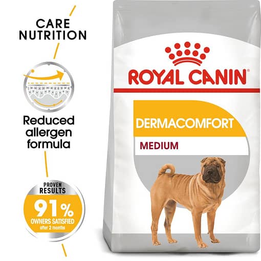 Royal Canin Medium Dermacomfort Dry Dog Food (2 Sizes) - Image 3