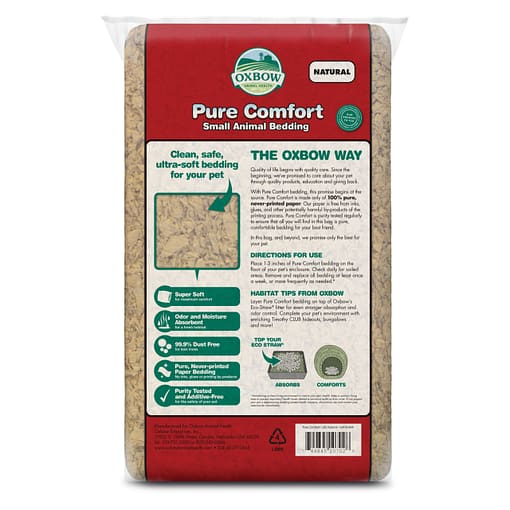 Oxbow Pure Comfort Bedding Natural for Small Animals