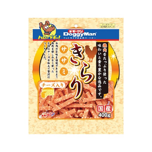 Doggyman Glitter Sasami with Cheese Dog Treats 310g