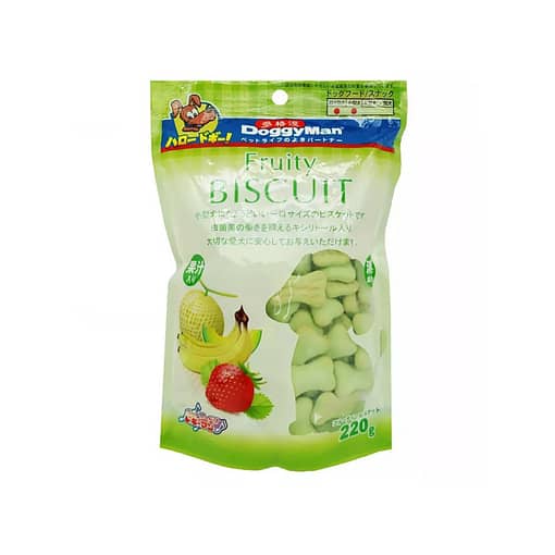 Doggyman Fruity Biscuit – White Melon Dog Treats 220g