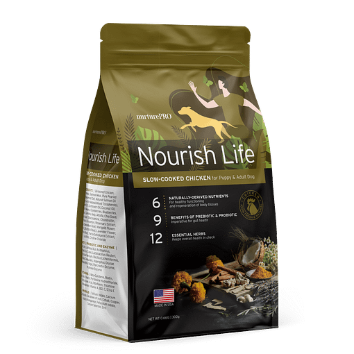 Nurture Pro Nourish Life Chicken Formula for Puppy & Adult Dry Dog Food (4 Sizes)