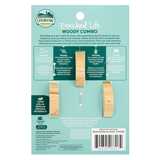 Oxbow Enriched Life - Woody Combo Toy for Small Animals