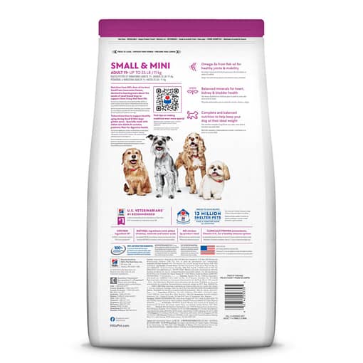Hill's Science Diet Adult 11+ Small Paws Dry Dog Food 1.5kg - Image 2