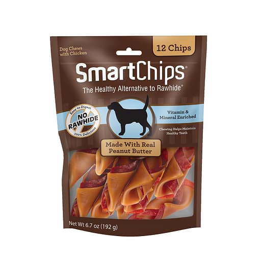 SmartBones Peanut Butter SmartChips for Dogs 12pcs