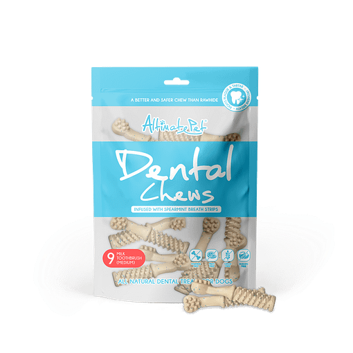 Altimate Pet Infused with Spearmint Breath Strips Dental Chews - Toothbrush Treats for Dog 150g (2 Sizes) - Image 2