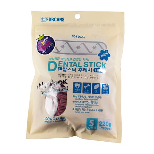 Forcans Dental Stick - Blueberry for Dogs 220g (2 Sizes)