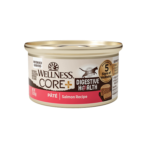 Wellness Core Digestive Health Pate Salmon Wet Cat Food 3oz