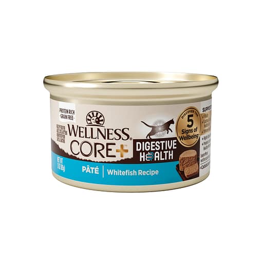 Wellness Core Digestive Health Pate WhiteFish Wet Cat Food 3oz