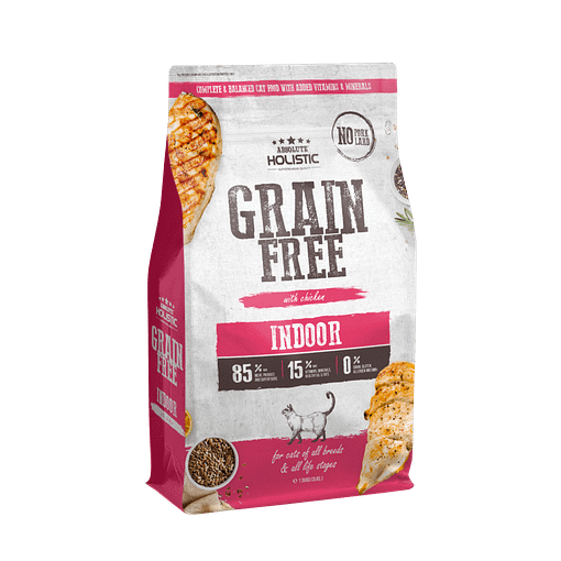 Absolute Holistic Grain Free Dry Cat Food - Indoor 3lbs