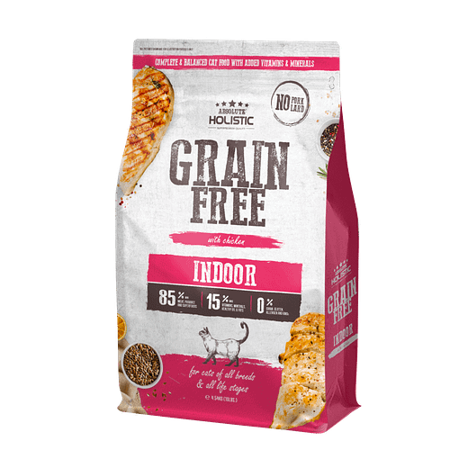 Absolute Holistic Grain Free Dry Cat Food - Indoor 10lbs