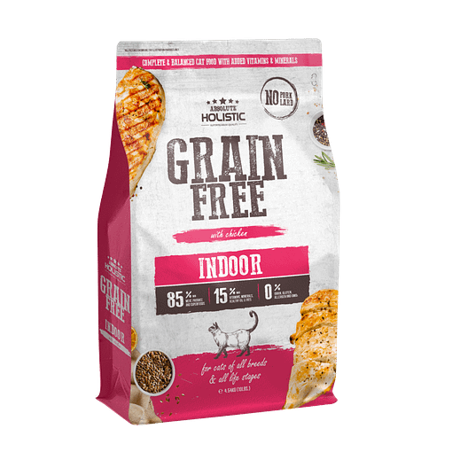 Absolute Holistic Grain Free Dry Cat Food - Indoor 10lbs