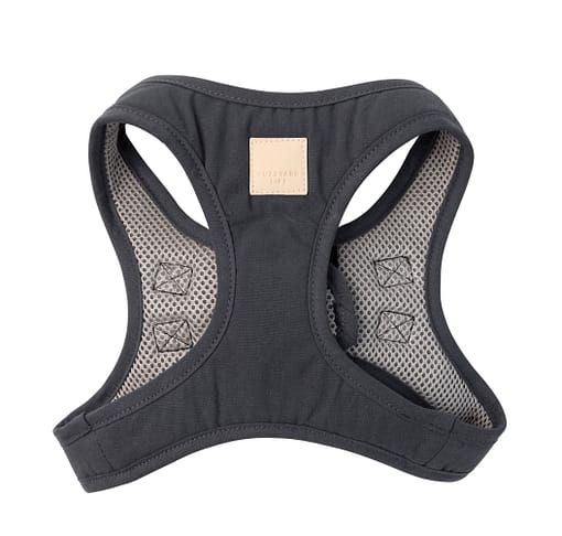FuzzYard Life Cotton Step-in Dog Harness, Slate Grey (6 Sizes)