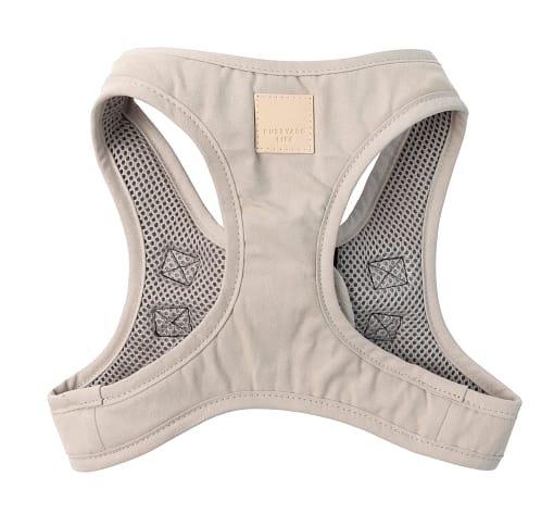 FuzzYard Life Cotton Step-in Dog Harness, Sandstone (6 Sizes)