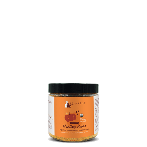 Kin+Kind Organic Healthy Poops Supplement for Cats and Dogs 8oz