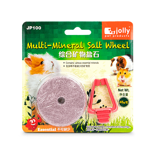 Jolly Multi-Mineral Salt Wheel Small Animal Treats 45g