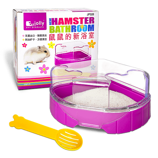 Jolly Purple Bathroom for Hamsters