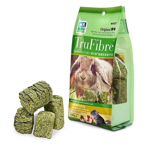 Mr Hay TruFibre Timothy Hay Cube for Small Animals 500g