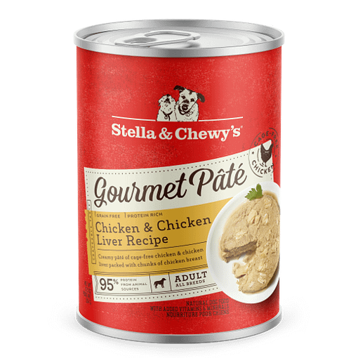 Stella & Chewy's Gourmet Pâté - Chicken & Chicken Liver Recipe For Dogs - 12.5 oz